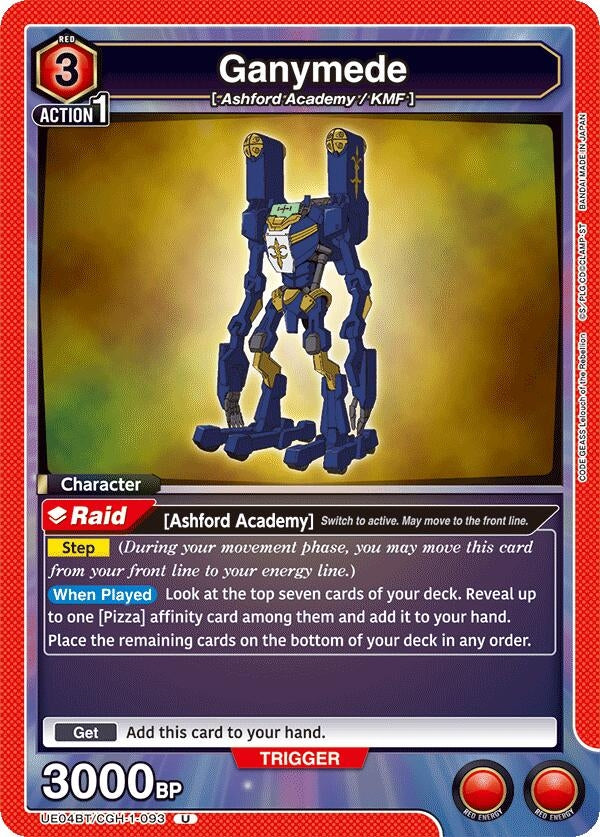 Image for Ganymede (UE04BT/CGH-1-093) (UE04BT: CODE GEASS: Lelouch of the Rebellion) (UE04BT) - Union Arena