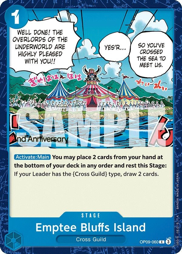Image for Emptee Bluffs Island (OP09-060) (Emperors in the New World: 2nd Anniversary Tournament Cards) (OP09 ANN) - One Piece Card Game