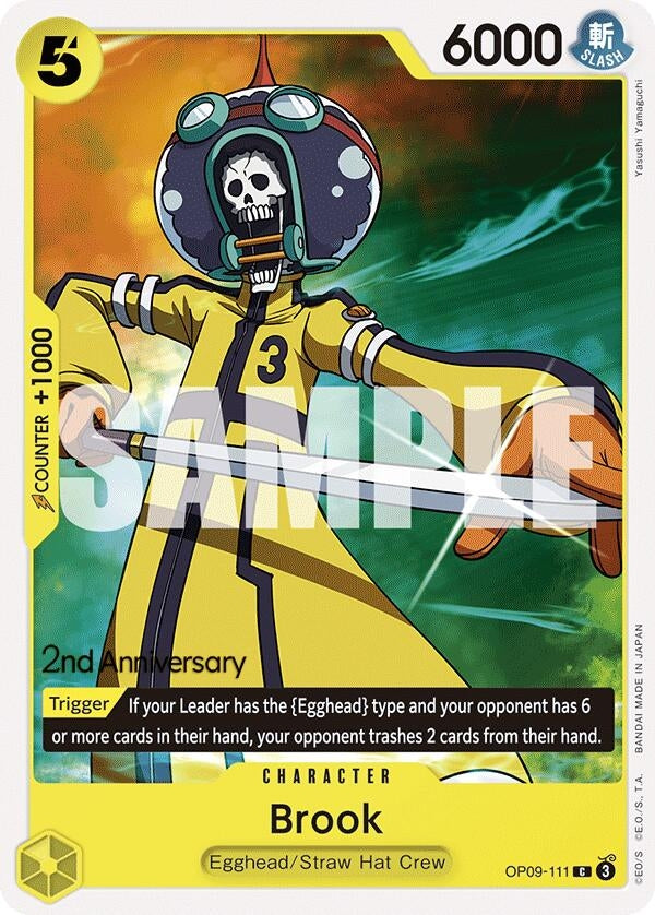 Image for Brook (111) (OP09-111) (Emperors in the New World: 2nd Anniversary Tournament Cards) (OP09 ANN) - One Piece Card Game