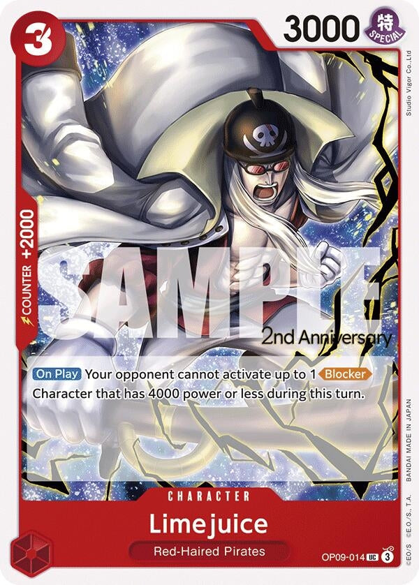 Image for Limejuice (OP09-014) (Emperors in the New World: 2nd Anniversary Tournament Cards) (OP09 ANN) - One Piece Card Game