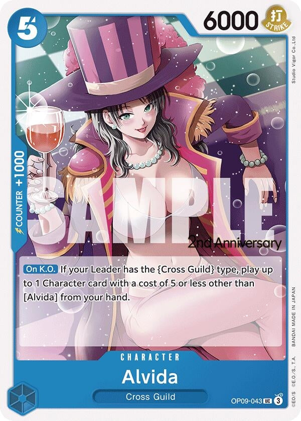 Image for Alvida (OP09-043) (Emperors in the New World: 2nd Anniversary Tournament Cards) (OP09 ANN) - One Piece Card Game