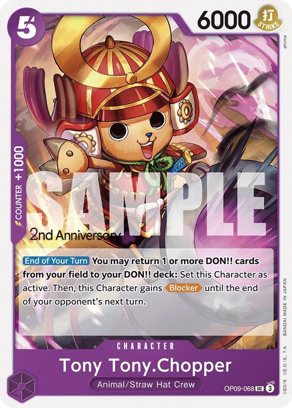 Image for Tony Tony.Chopper (067) (OP09-068) (Emperors in the New World: 2nd Anniversary Tournament Cards) (OP09 ANN) - One Piece Card Game
