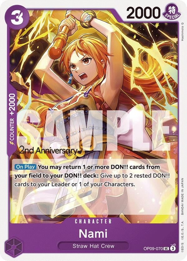 Image for Nami (070) (OP09-070) (Emperors in the New World: 2nd Anniversary Tournament Cards) (OP09 ANN) - One Piece Card Game