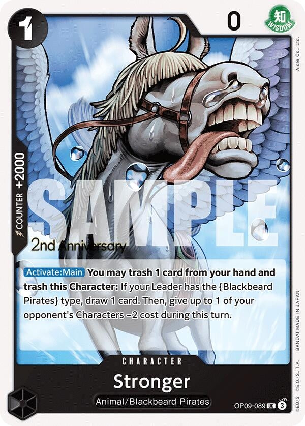 Image for Stronger (OP09-089) (Emperors in the New World: 2nd Anniversary Tournament Cards) (OP09 ANN) - One Piece Card Game