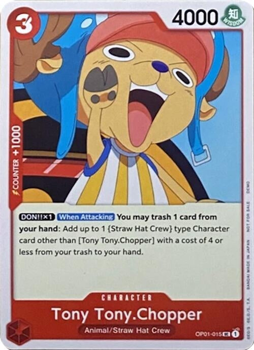 Image for Tony Tony.Chopper (015) (OP01-015) (One Piece Demo Deck Cards) (OP-DD) - One Piece Card Game