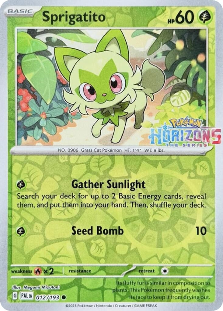 Image for Sprigatito (012/193) (Miscellaneous Cards & Products) (MCAP) - Pokemon