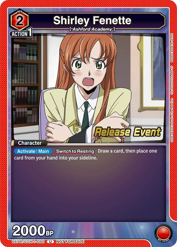 Image for Shirley Fenette (080) (UEPR/CGH-1-080) (UE04BT: CODE GEASS: Lelouch of the Rebellion Release Event Cards) (UE04BT_RE) - Union Arena