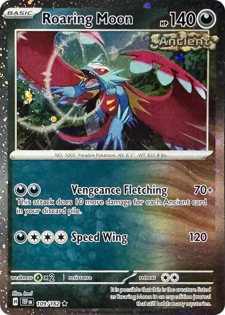 Image for Roaring Moon - 109/162 (Cosmos Holo) (109/162) (Miscellaneous Cards & Products) (MCAP) - Pokemon