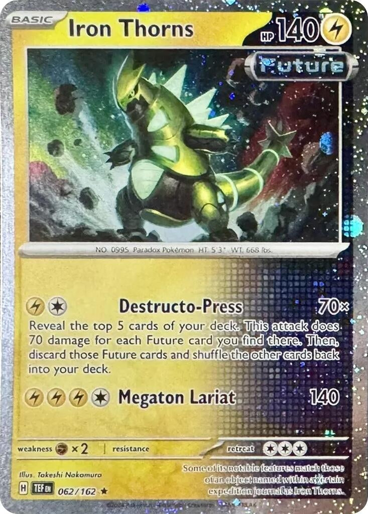 Image for Iron Thorns - 062/162 (Cosmos Holo) (062/162) (Miscellaneous Cards & Products) (MCAP) - Pokemon