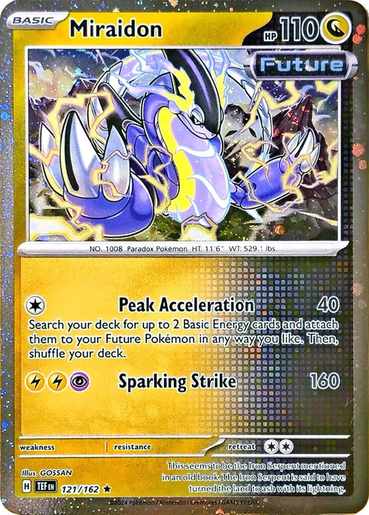 Image for Miraidon - 121/162 (Cosmos Holo) (121/162) (Miscellaneous Cards & Products) (MCAP) - Pokemon