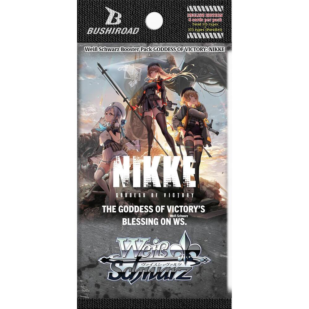 Weiss Schwarz - GODDESS OF VICTORY: NIKKE 1st Edition Booster Pack - E Weiss Schwarz - GODDESS OF VICTORY: NIKKE 1st Edition Booster Pack - E