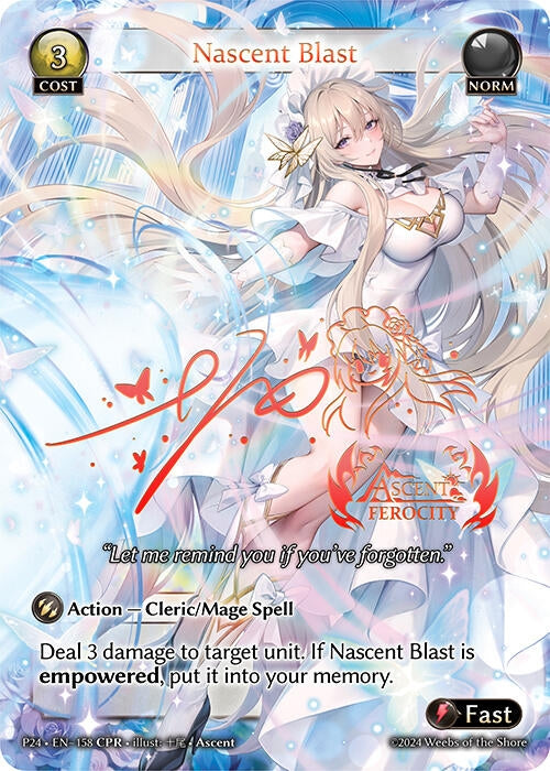 Image for Nascent Blast (CPR) (158) (Promotional Cards) (P) - Grand Archive TCG