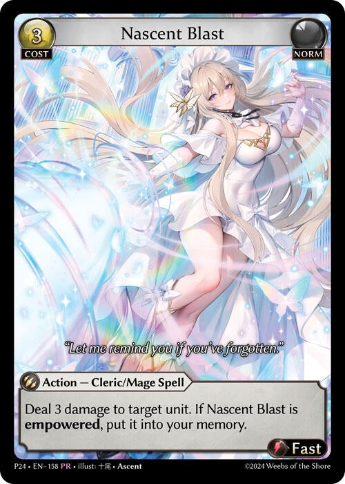 Image for Nascent Blast (158) (Promotional Cards) (P) - Grand Archive TCG