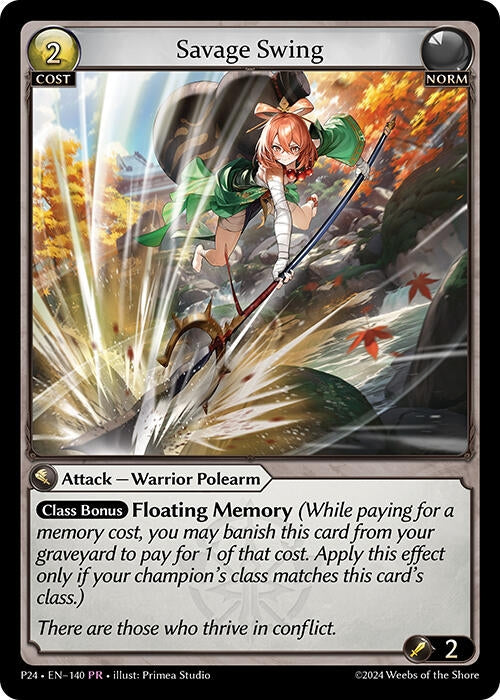 Image for Savage Swing (140) (Promotional Cards) (P) - Grand Archive TCG