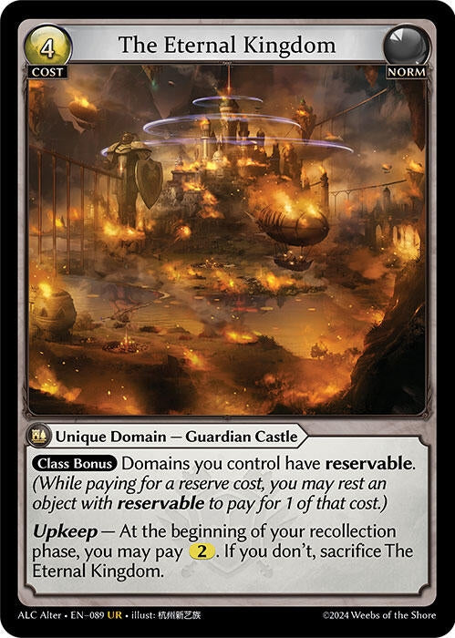 Image for The Eternal Kingdom (089) (Alchemical Revolution Alter Edition) (ALC Alter) - Grand Archive TCG