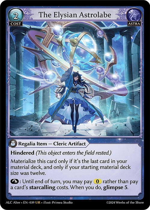 Image for The Elysian Astrolabe (039) (Alchemical Revolution Alter Edition) (ALC Alter) - Grand Archive TCG