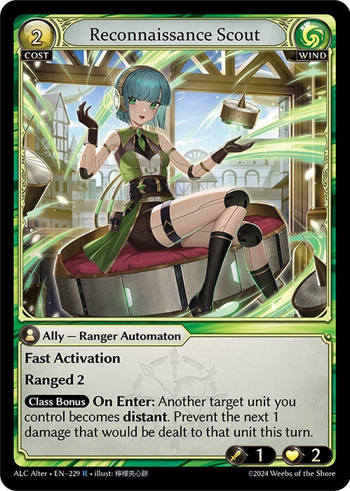 Image for Reconnaissance Scout (229) (Alchemical Revolution Alter Edition) (ALC Alter) - Grand Archive TCG