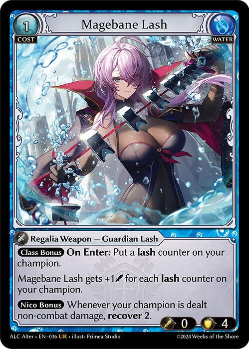 Image for Magebane Lash (036) (Alchemical Revolution Alter Edition) (ALC Alter) - Grand Archive TCG
