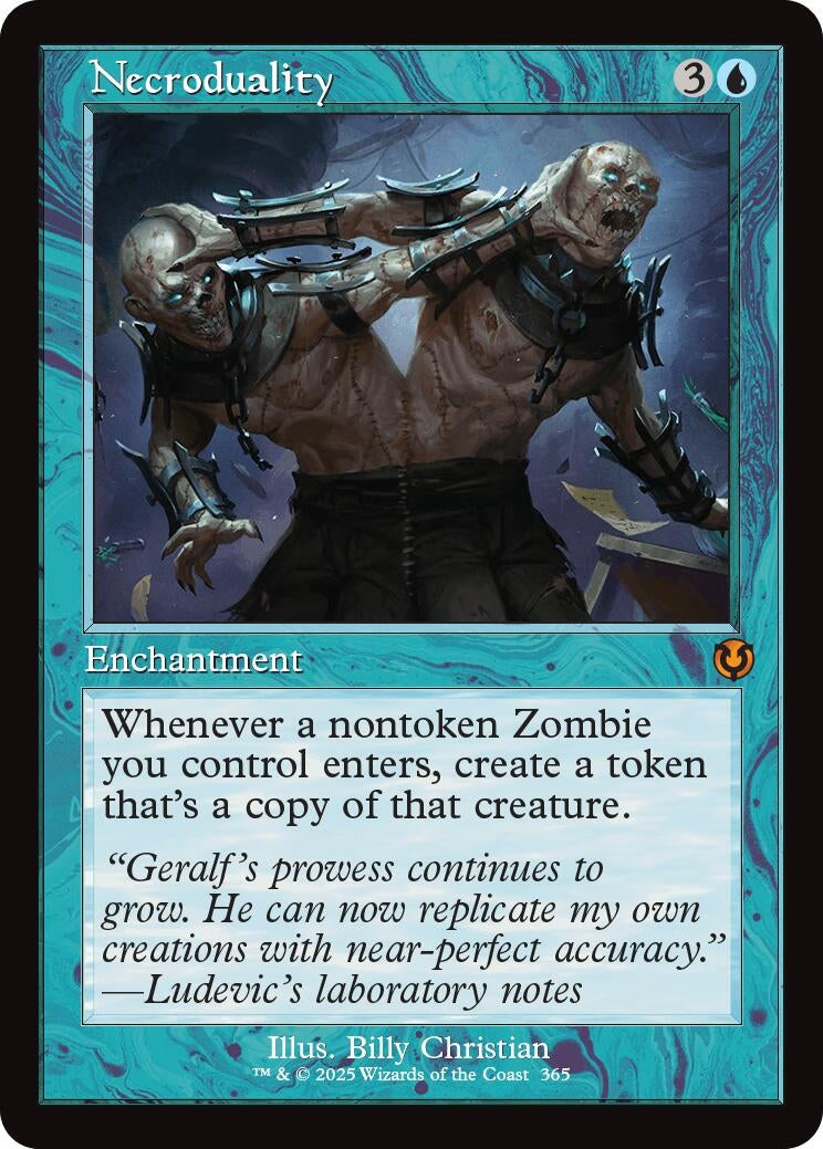 Necroduality (Retro Frame) (365) (Innistrad Remastered)