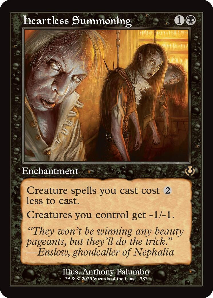 Heartless Summoning (Retro Frame) (383) (Innistrad Remastered)