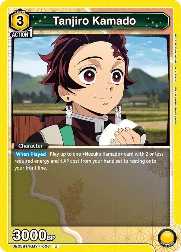 Image for Tanjiro Kamado (006) (UE05BT/KMY-1-006) (UE05BT: Demon Slayer: Kimetsu no Yaiba) (UE05BT) - Union Arena