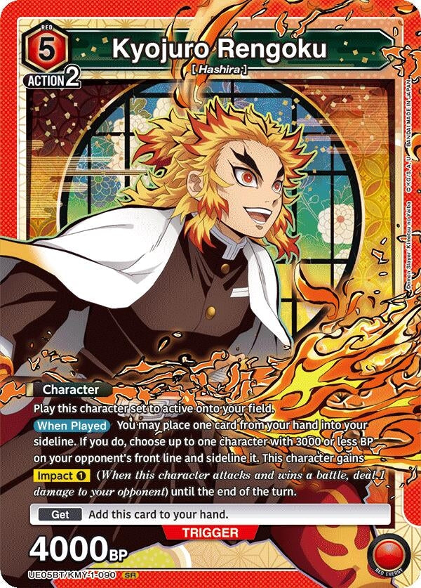 Image for Kyojuro Rengoku (090) (UE05BT/KMY-1-090) (UE05BT: Demon Slayer: Kimetsu no Yaiba) (UE05BT) - Union Arena