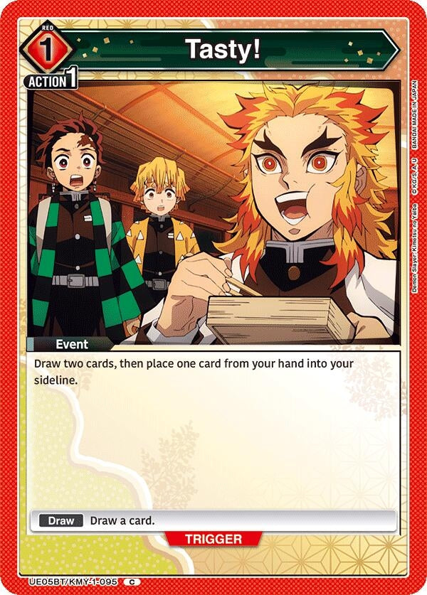 Image for Tasty! (UE05BT/KMY-1-095) (UE05BT: Demon Slayer: Kimetsu no Yaiba) (UE05BT) - Union Arena