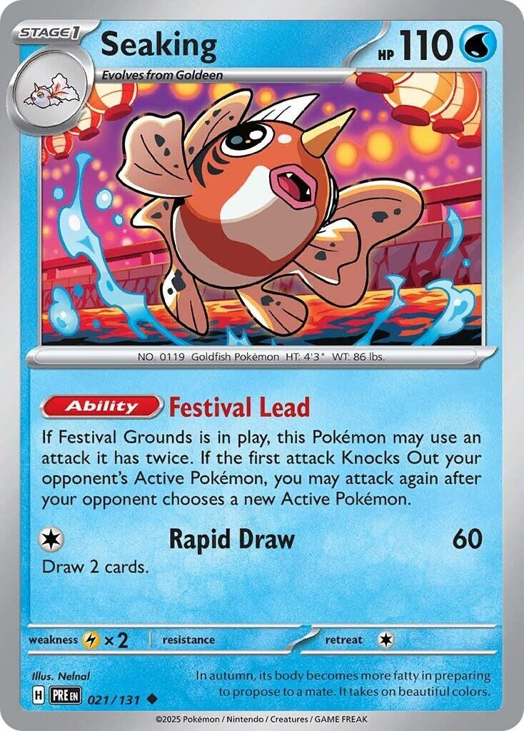 Image for Seaking (021/131) (SV: Prismatic Evolutions) - Pokemon
