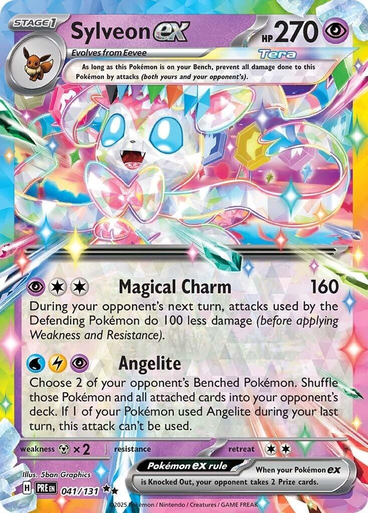 Sylveon ex (041/131) (SV: Prismatic Evolutions) - PokeBox USA