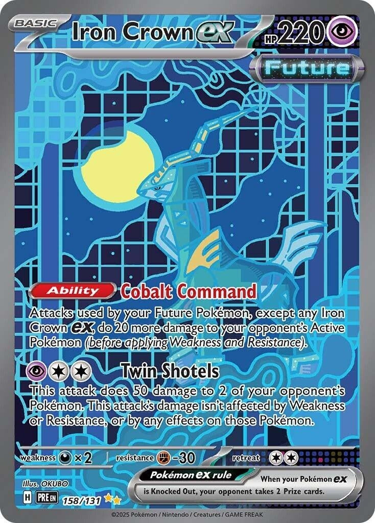 Image for Iron Crown ex (158/131) (SV: Prismatic Evolutions) - Pokemon