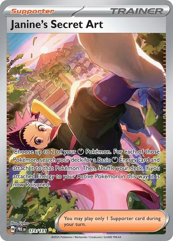 Image for Janine's Secret Art (173/131) (SV: Prismatic Evolutions) - Pokemon