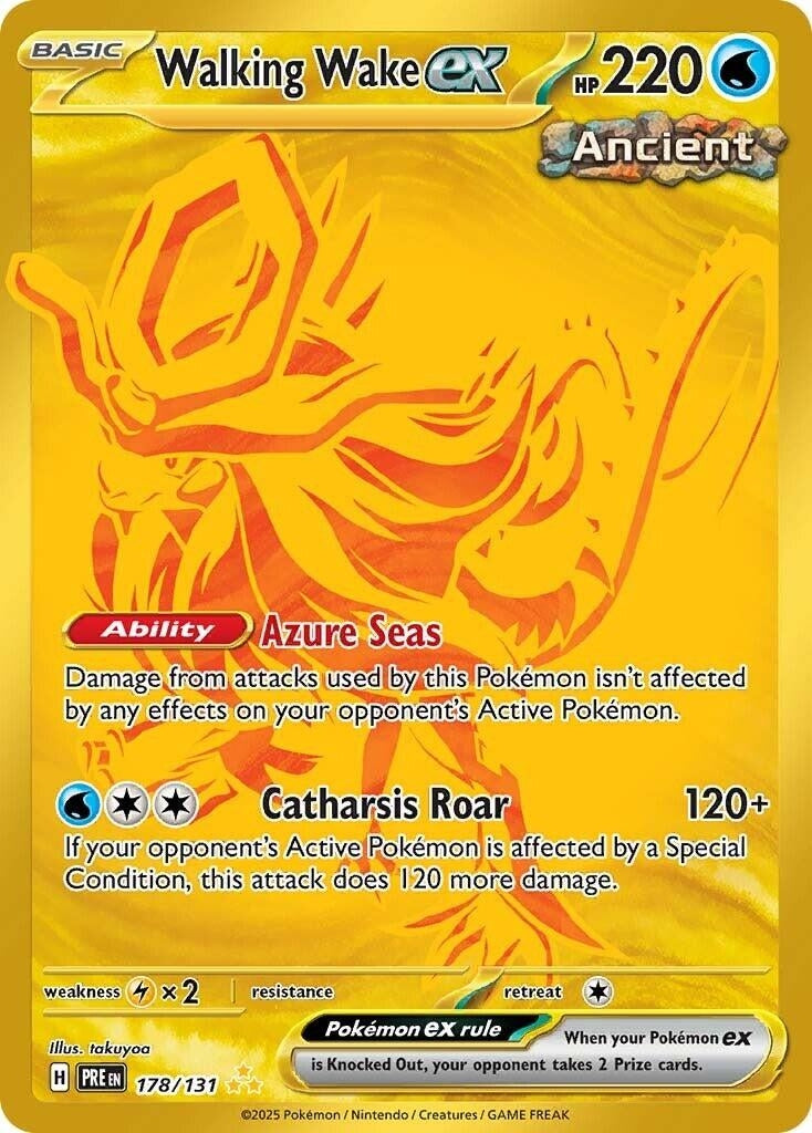 Walking Wake ex (178/131) (SV: Prismatic Evolutions) - PokeBox USA