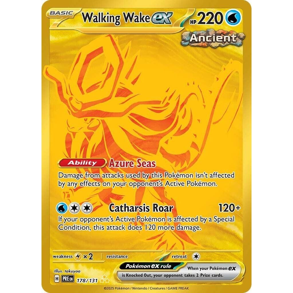 Walking Wake ex (178/131) (SV: Prismatic Evolutions) - PokeBox USA