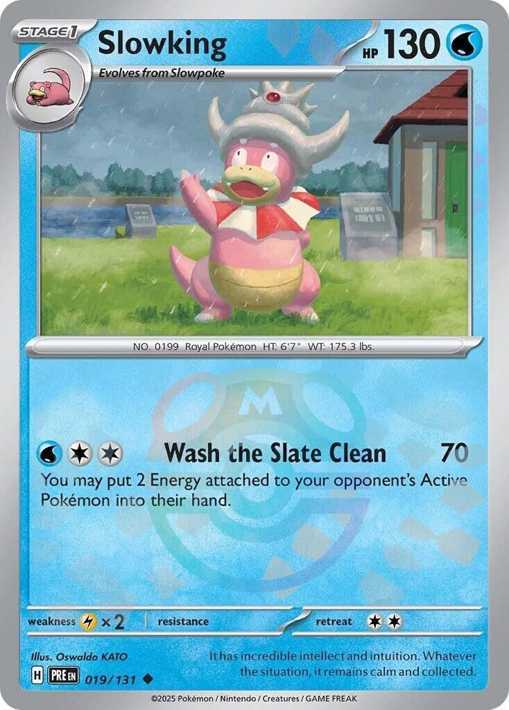 Slowking (Master Ball Pattern) (019/131) (SV: Prismatic Evolutions) - PokeBox USA
