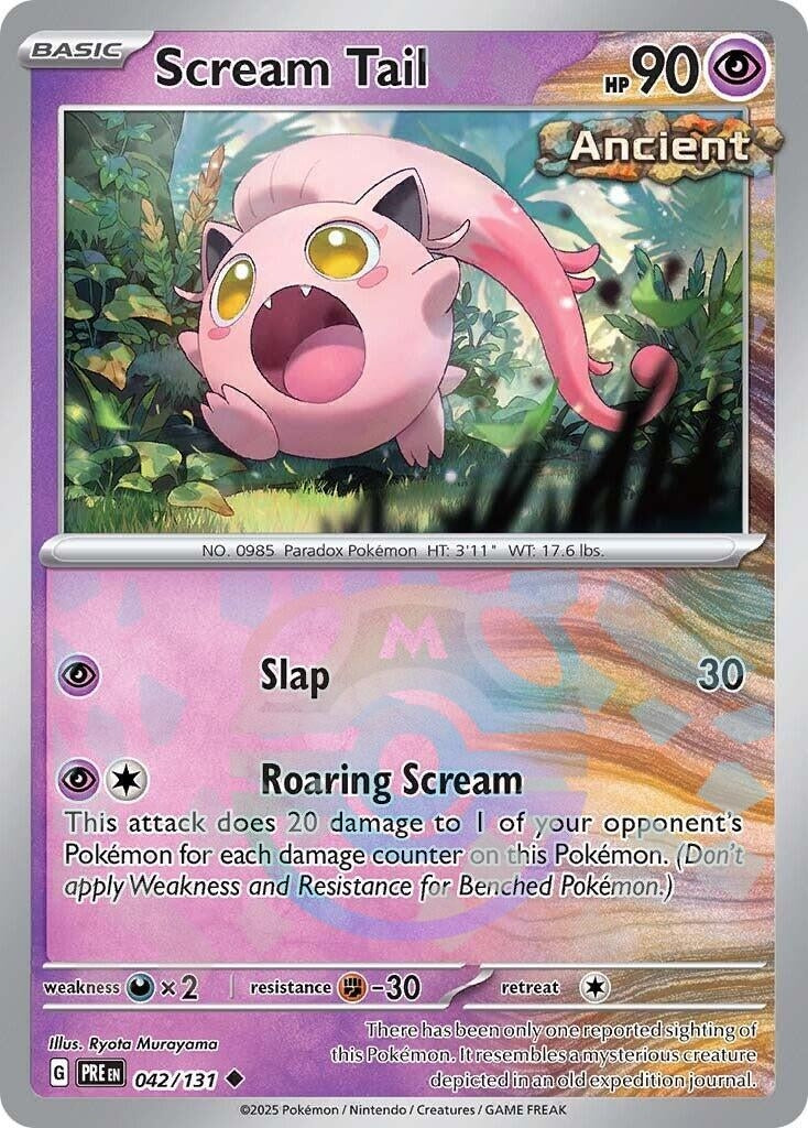 Image for Scream Tail (Master Ball Pattern) (042/131) (SV: Prismatic Evolutions) - Pokemon