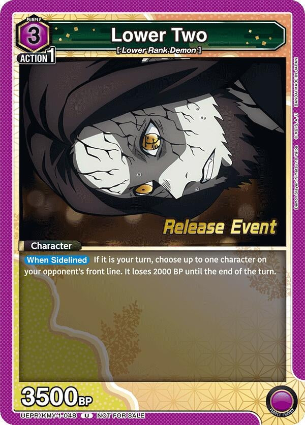 Image for Lower Two (UEPR/KMY-1-048) (UE05BT: Demon Slayer: Kimetsu no Yaiba Release Event Cards) (UE05BT_RE) - Union Arena