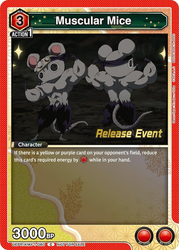 Image for Muscular Mice (UEPR/KMY-1-080) (UE05BT: Demon Slayer: Kimetsu no Yaiba Release Event Cards) (UE05BT_RE) - Union Arena