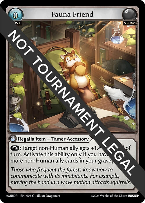 Image for Fauna Friend (008) (Mortal Ambition Draft Pack) (AMBDP) - Grand Archive TCG