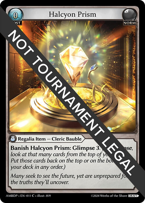 Image for Halcyon Prism (011) (Mortal Ambition Draft Pack) (AMBDP) - Grand Archive TCG