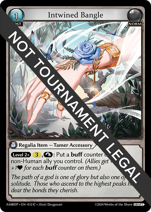 Image for Intwined Bangle (012) (Mortal Ambition Draft Pack) (AMBDP) - Grand Archive TCG