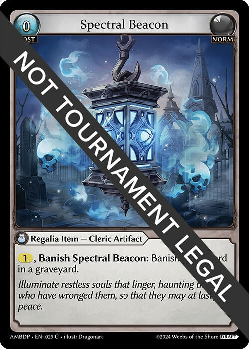 Image for Spectral Beacon (025) (Mortal Ambition Draft Pack) (AMBDP) - Grand Archive TCG