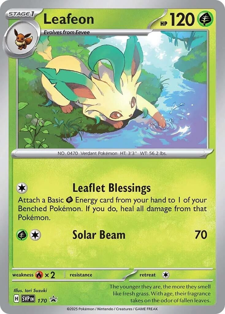 Leafeon - 170 (Cosmos Holo) (170) (SV: Scarlet & Violet Promo Cards)