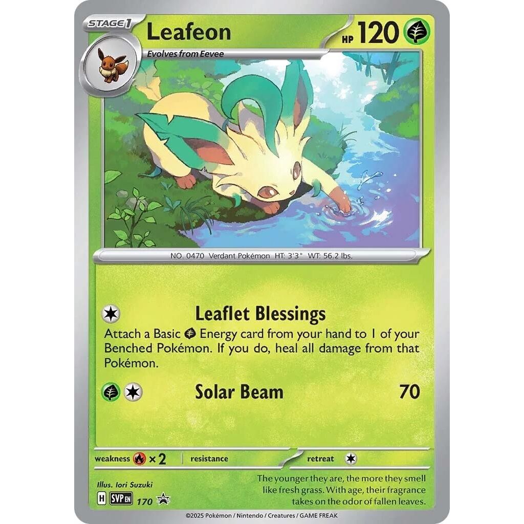 Leafeon - 170 (Cosmos Holo) (170) (SV: Scarlet & Violet Promo Cards) - PokeBox USA