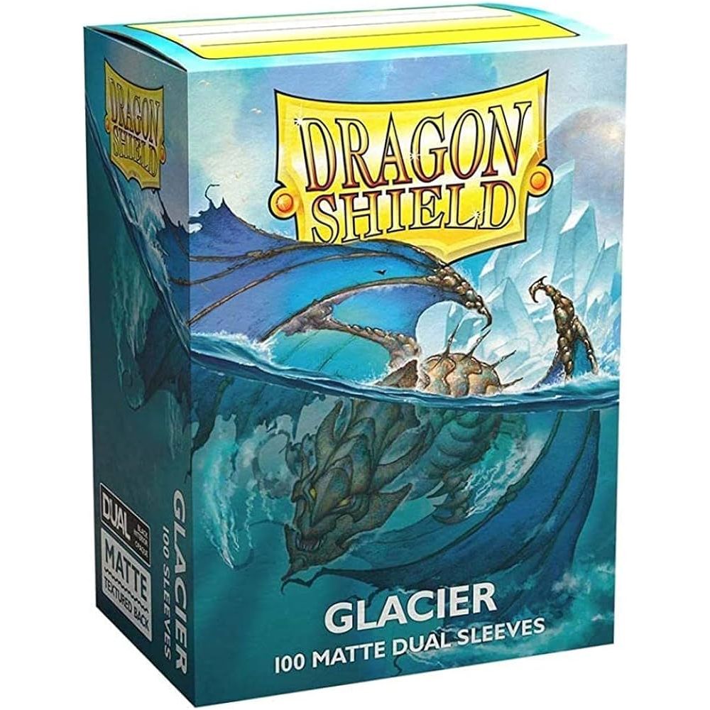 Dragon Shield - Standard 'Glacier' DUAL Matte Sleeves 100 pack - PokeBox USA