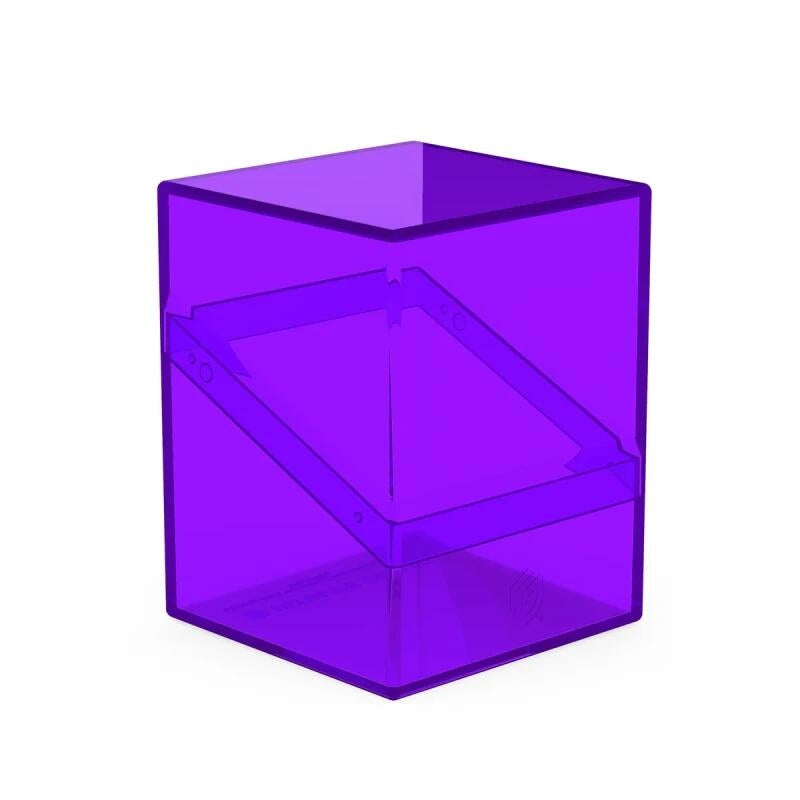 Image for Boulder Deck Case - Clear - Amethyst (Holds 100+) - Deck Boxes