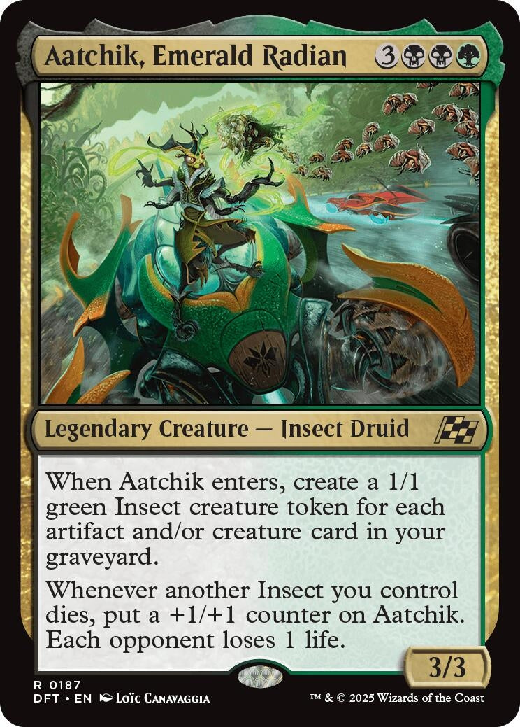 Aatchik, Emerald Radian (187) (Aetherdrift)