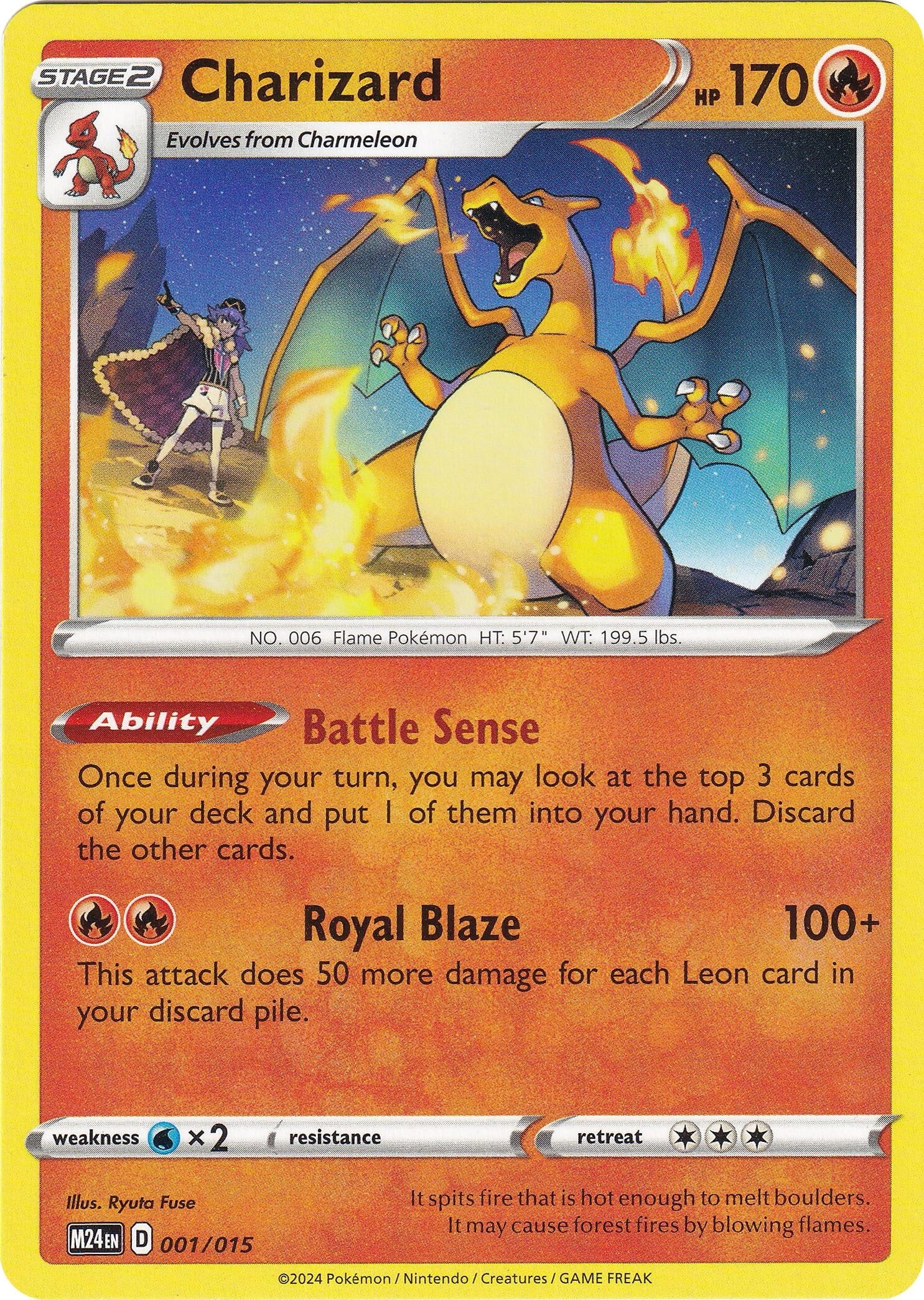Image for Charizard (001/015) (McDonald's Promos 2024) (M24) - Pokemon