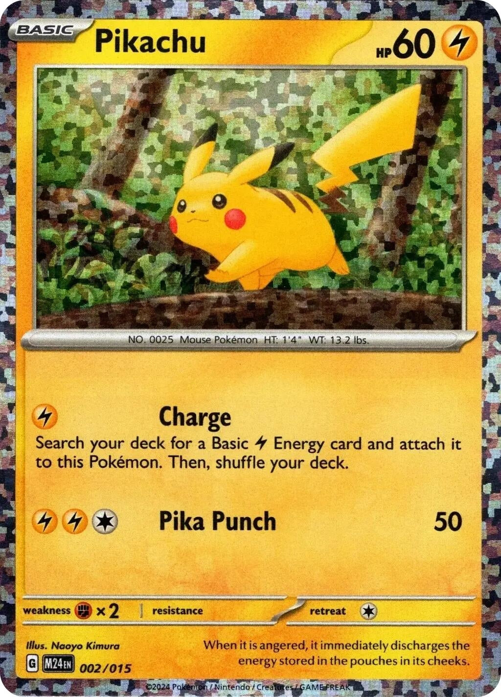 Image for Pikachu (002/015) (McDonald's Promos 2024) (M24) - Pokemon