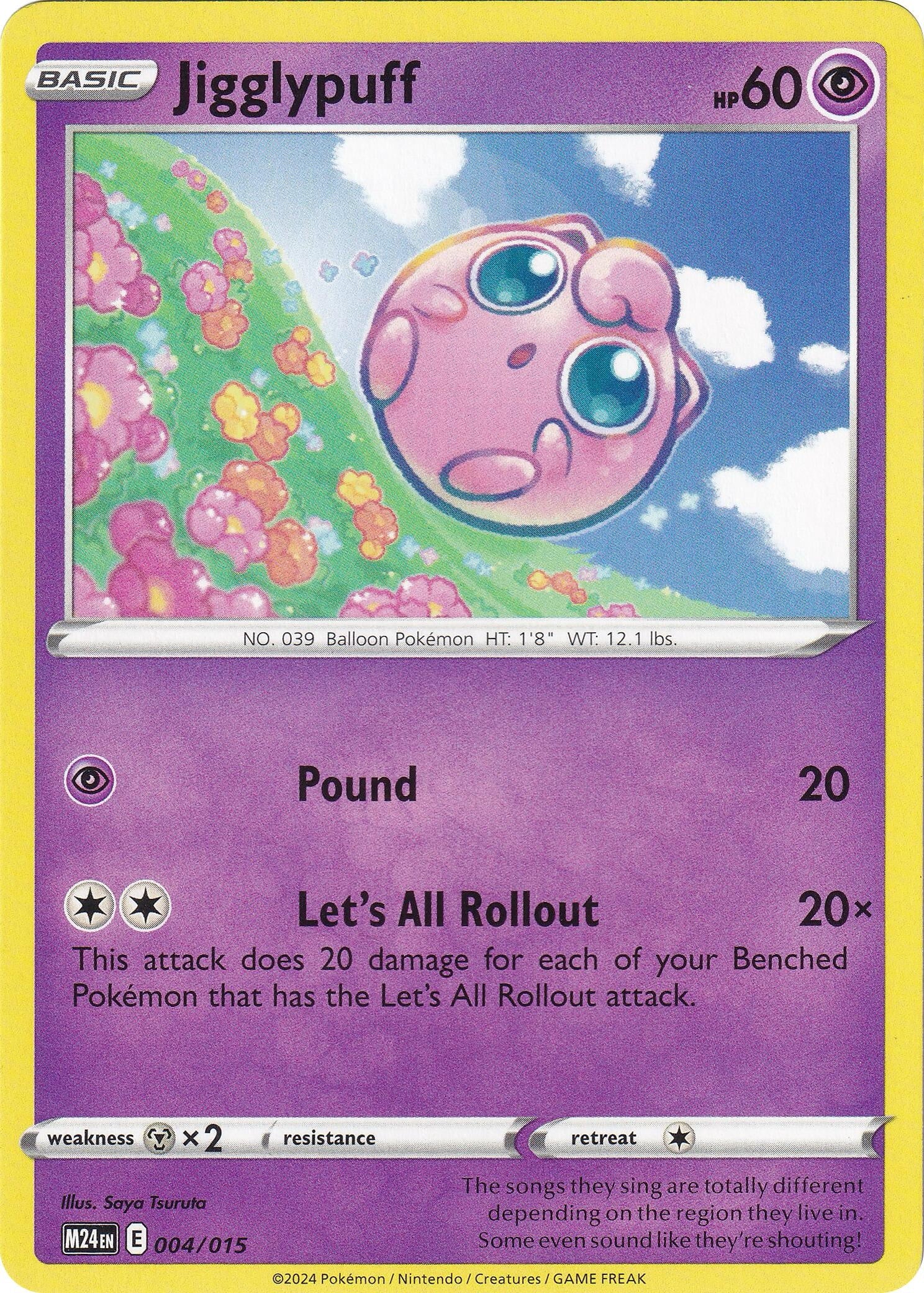 Image for Jigglypuff (004/015) (McDonald's Promos 2024) (M24) - Pokemon