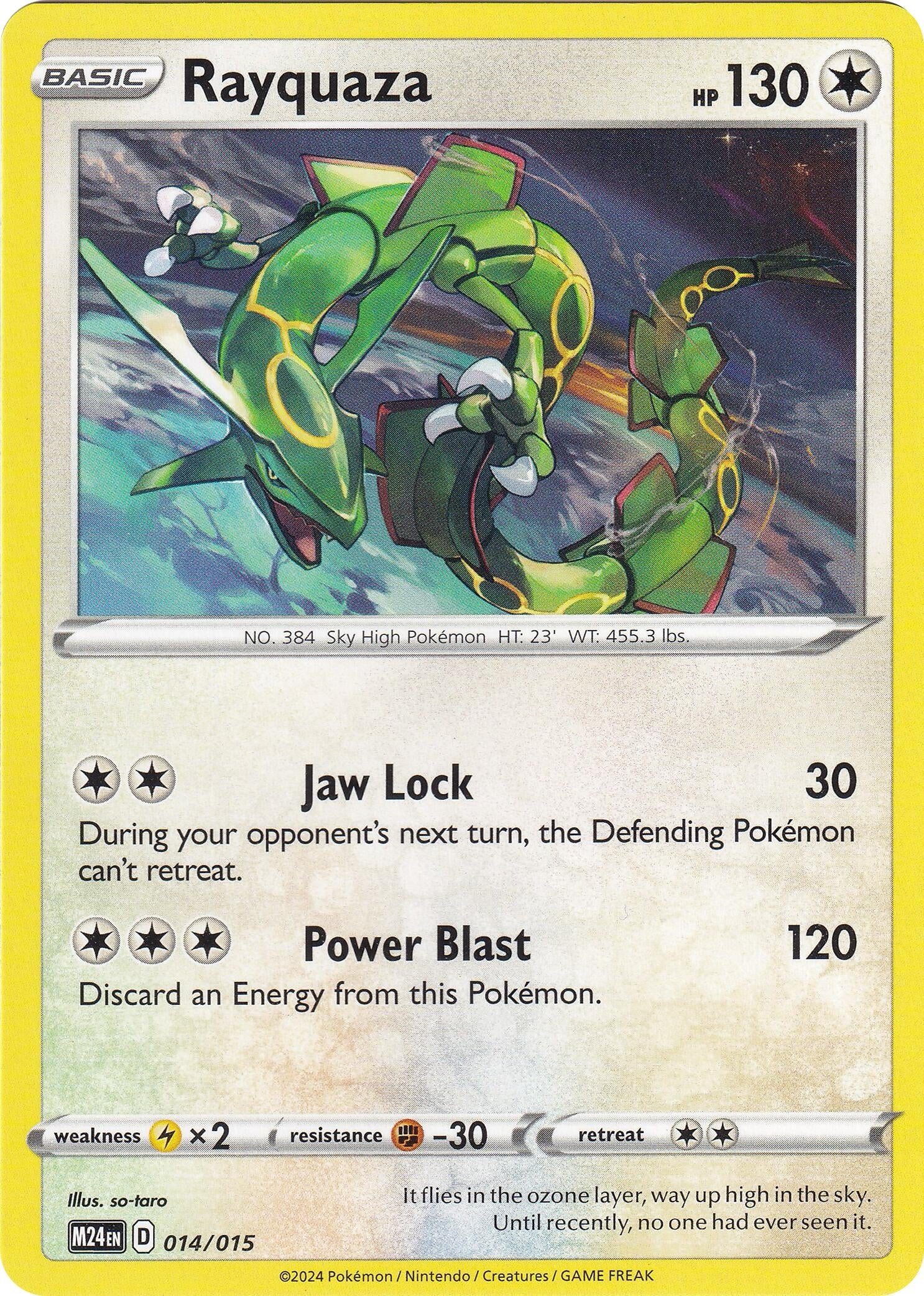 Image for Rayquaza (014/015) (McDonald's Promos 2024) (M24) - Pokemon